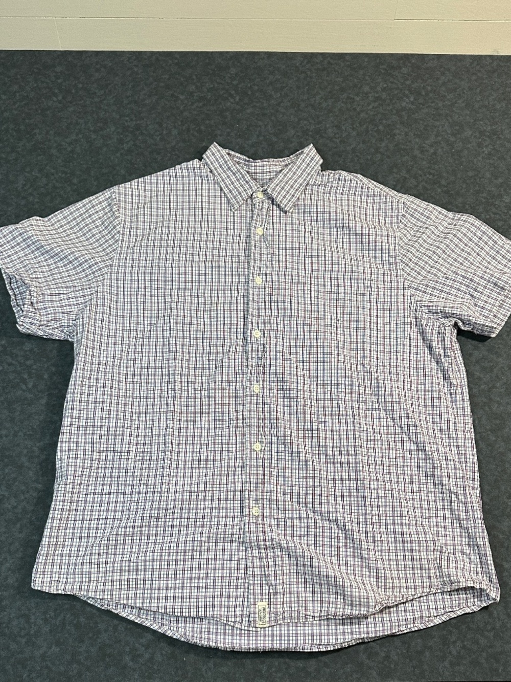 Polo Jeans Co. Ralph Lauren Men's Plaid Short Sleeve Button Down Shirt Size XXL